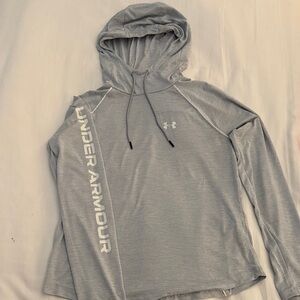 Under Armour Light Gray Pullover Hoodie